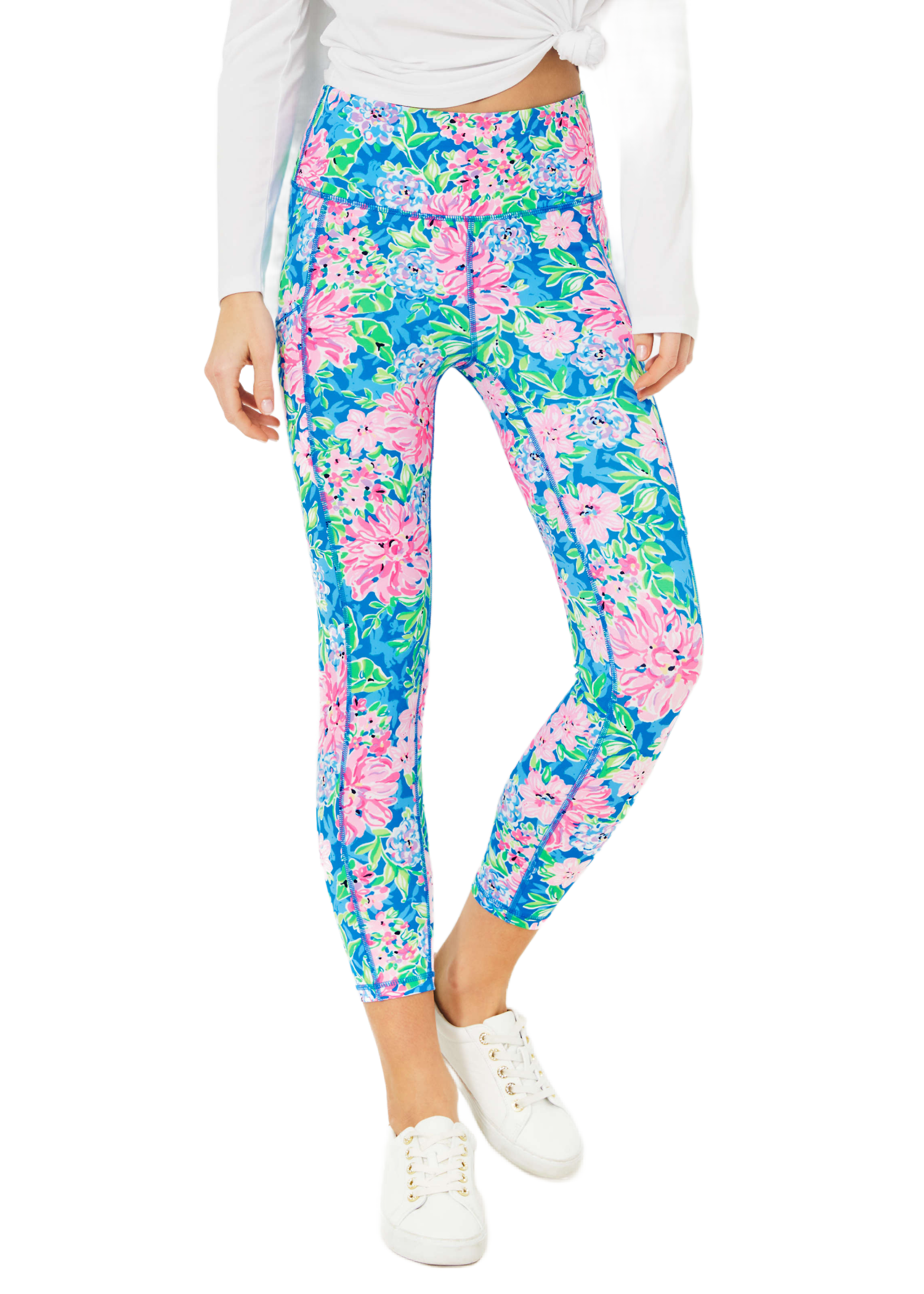 Shop Lilly Pulitzer UPF 50+ Luxletic Weekender High-Rise Cropped Leggings