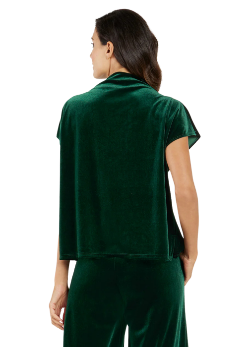 Tillie Top - Green Velvet Top