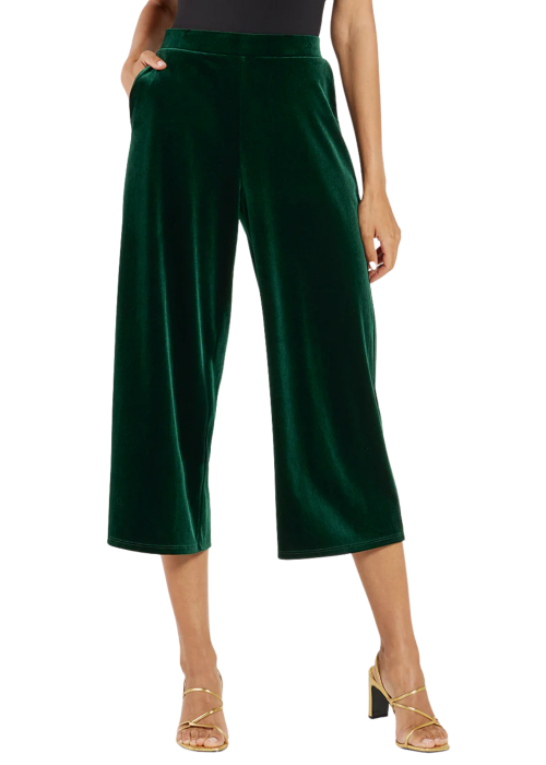 Lolly Pants - Green Velvet Pant