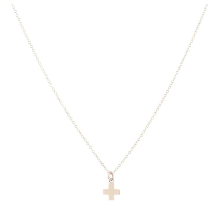 CROSS CHARM NECKLACE - The Navy Knot