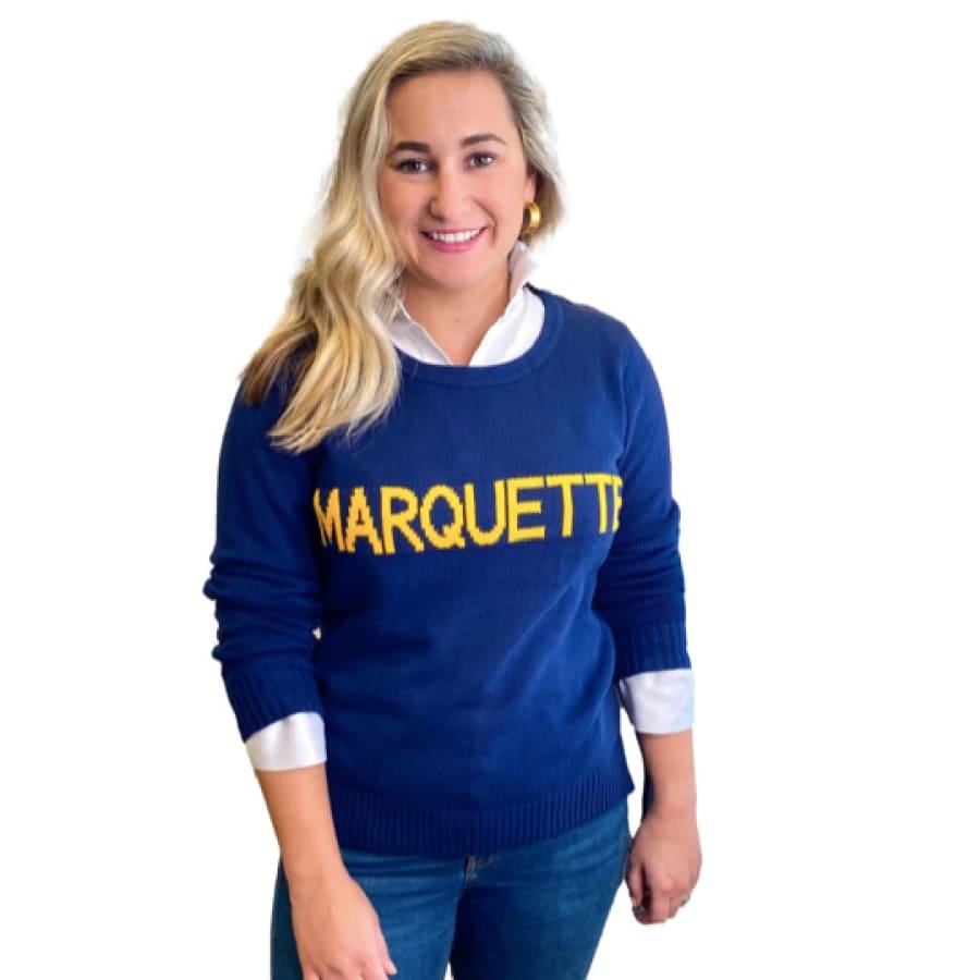 MARQUETTE SWEATER - NAVY - Sweater